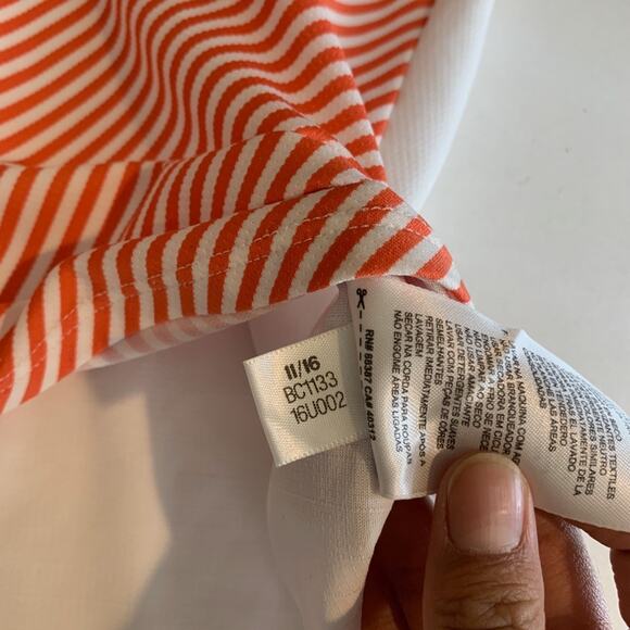 Adidas Polo Shirt Women XL Extra Large Multi ClimaChill Striped Performance Golf - Picture 10 of 12